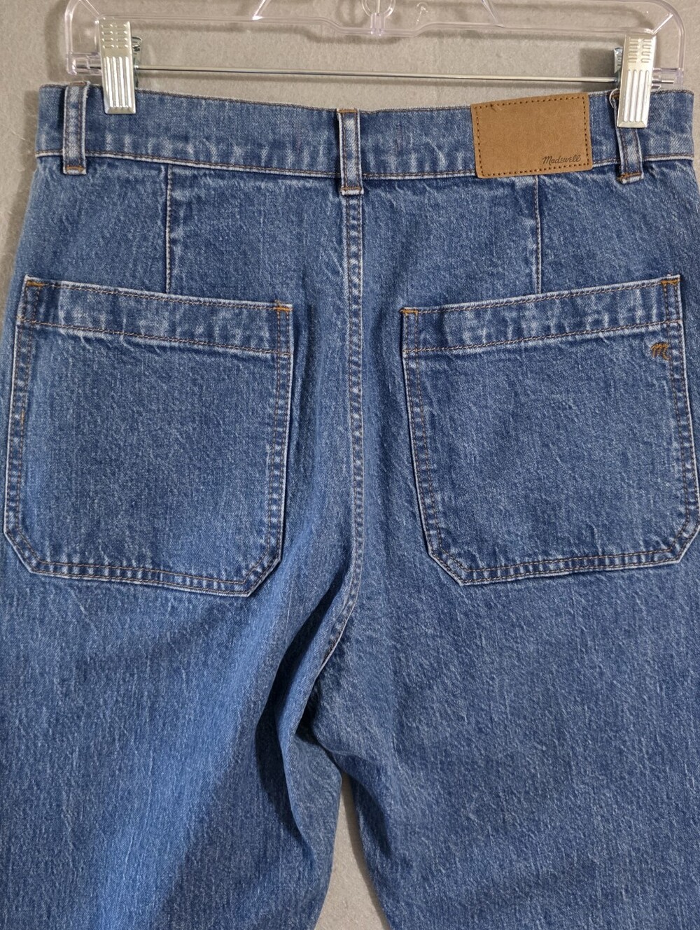 NWOT Madewell Womens '90s High Rise Utility Straight Denim Jeans Size 28 - Picture 10 of 12